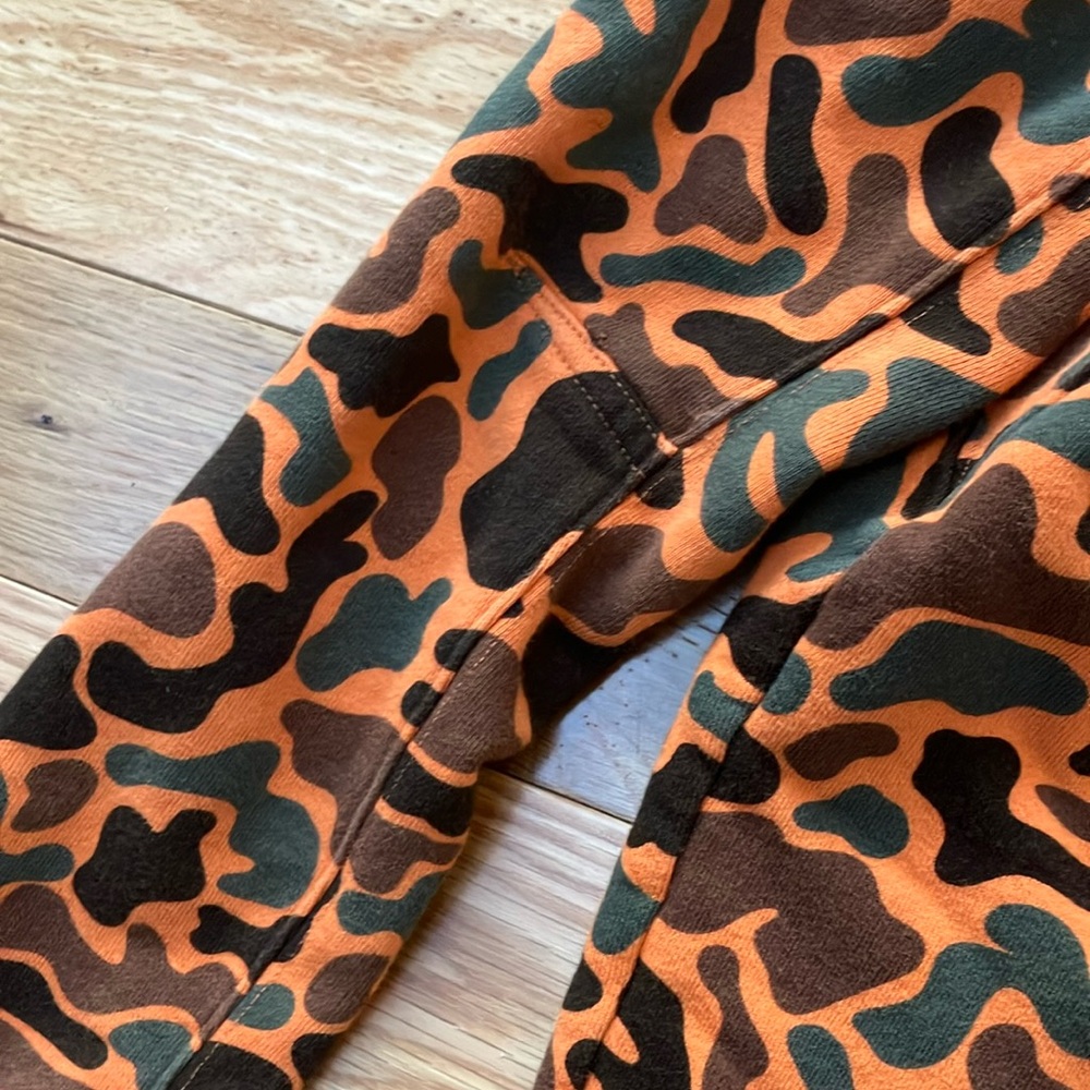 Alaskan Hardgear by Duluth Trading Camouflage Orange Hoodie sz Medium - Picture 5 of 7